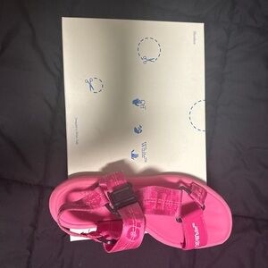 Off-White Kids Vibrant Pink Sandals